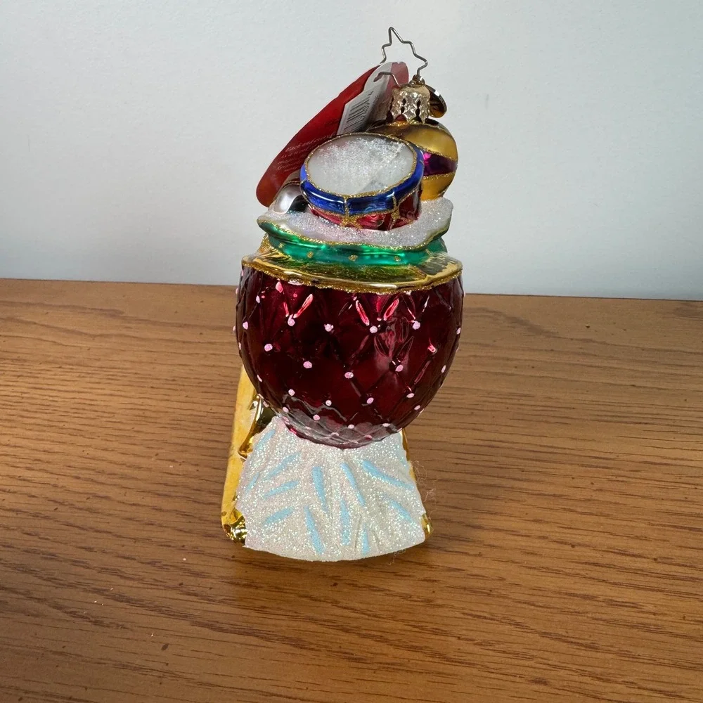 Christopher Radko - Ruby Sleighride #1017909 Red Sleigh Stacked With Presents‎